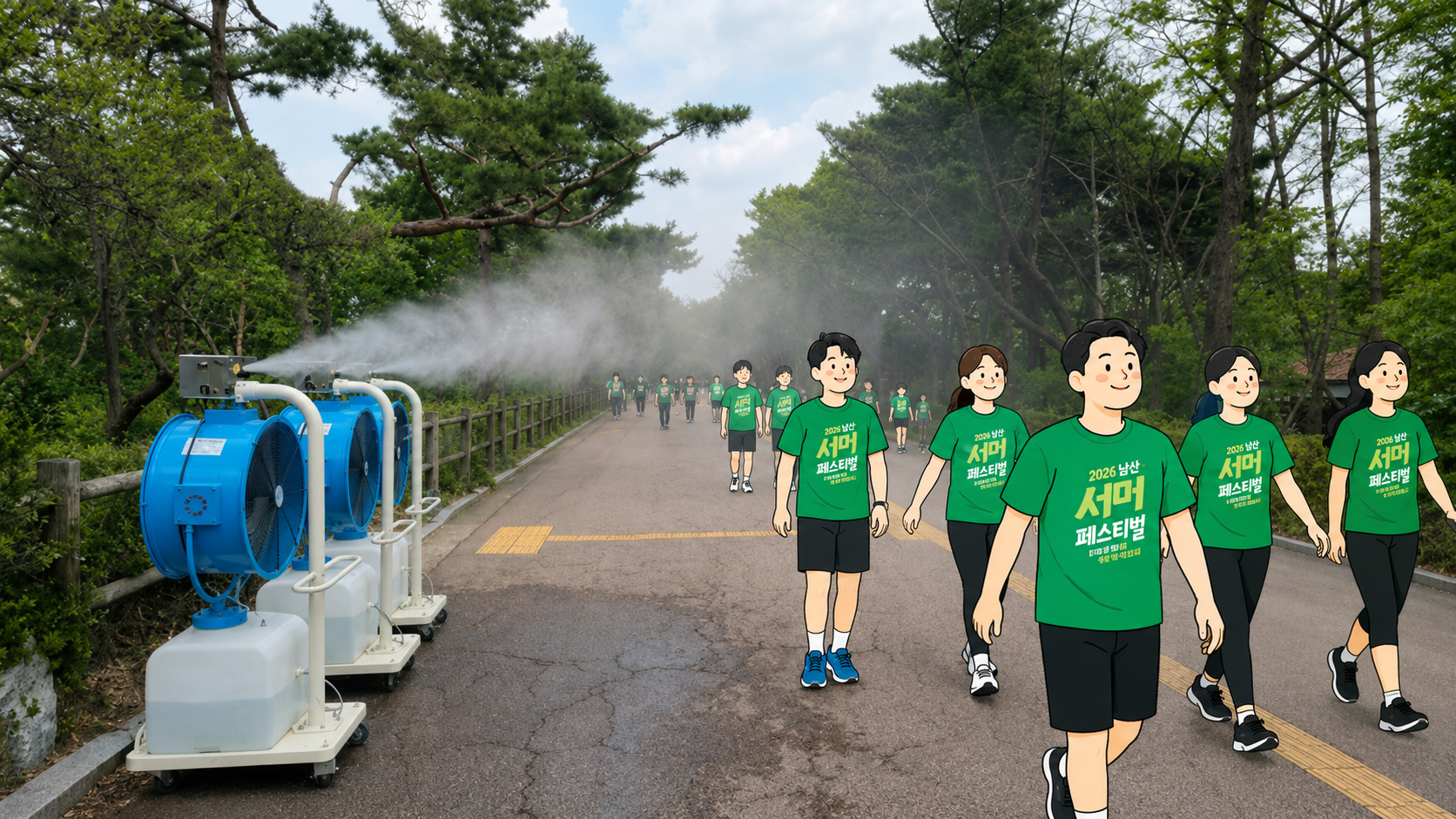 남산 바람 구간 이미지